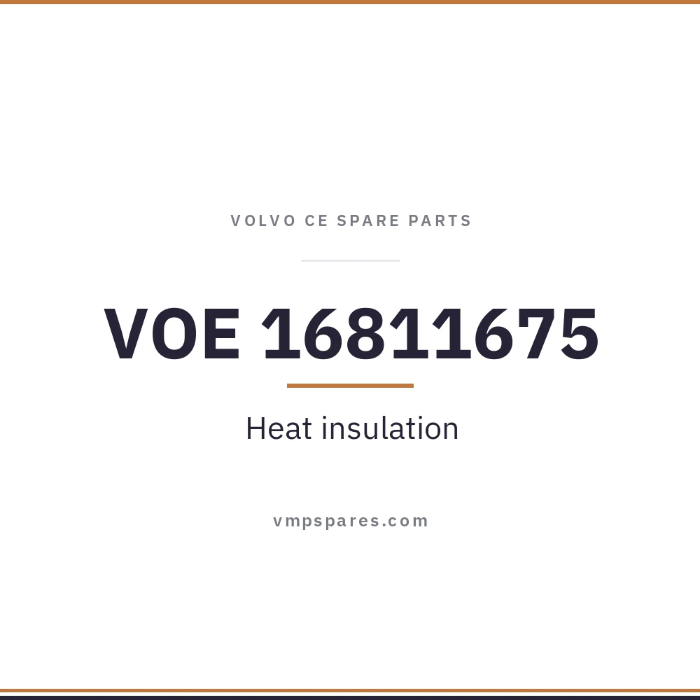 VOE 16811675 – Heat insulation