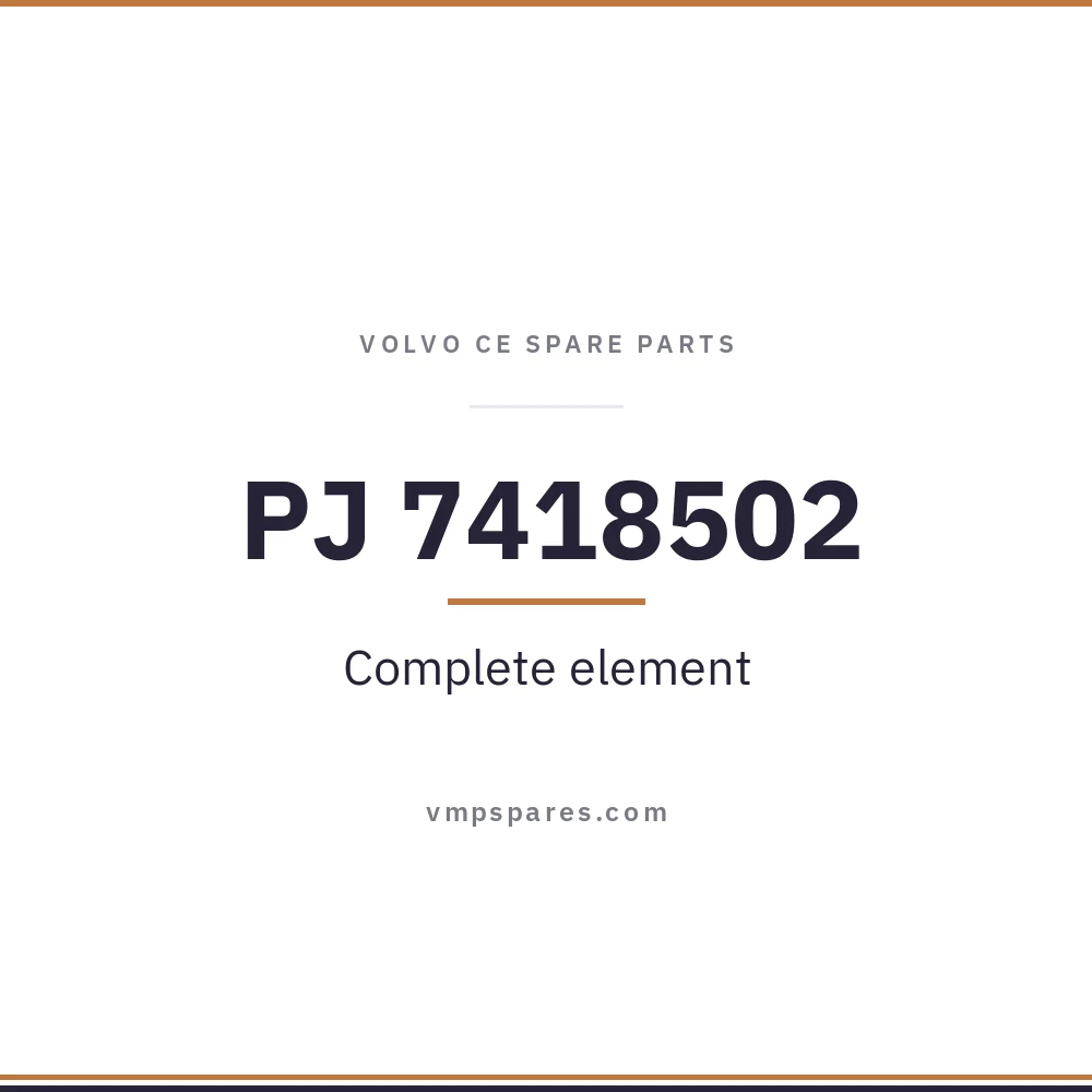 PJ 7418502 – Complete element