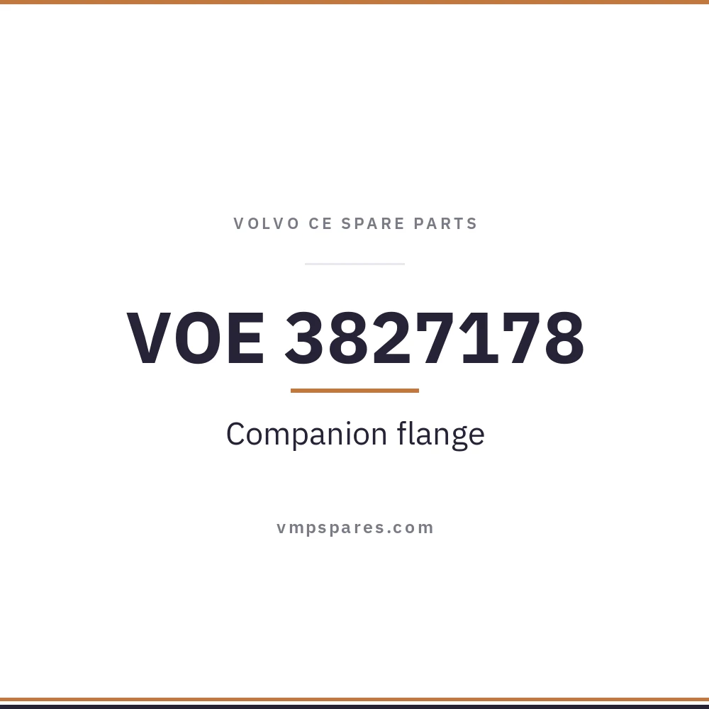 VOE 3827178 – Companion flange