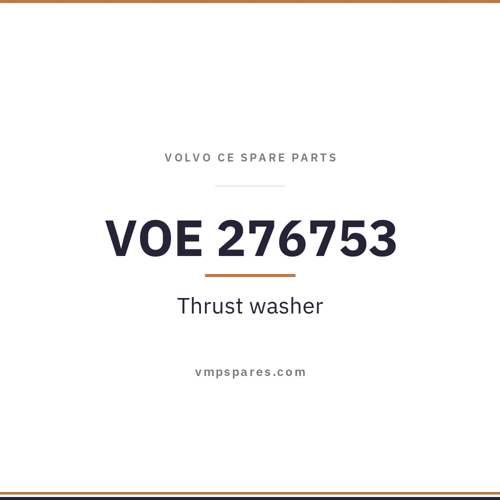 VOE 276753 – Thrust washer