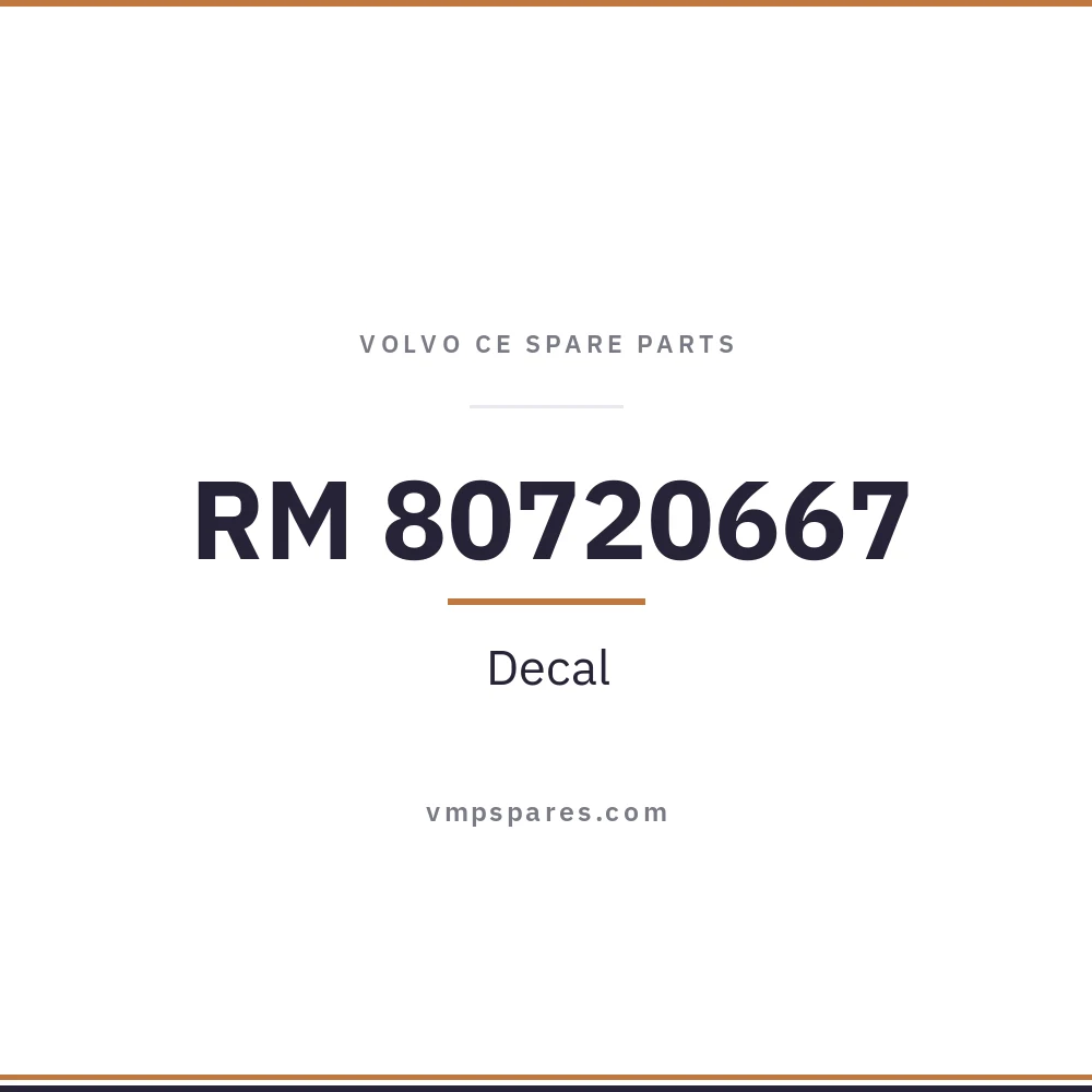 RM 80720667 – Decal