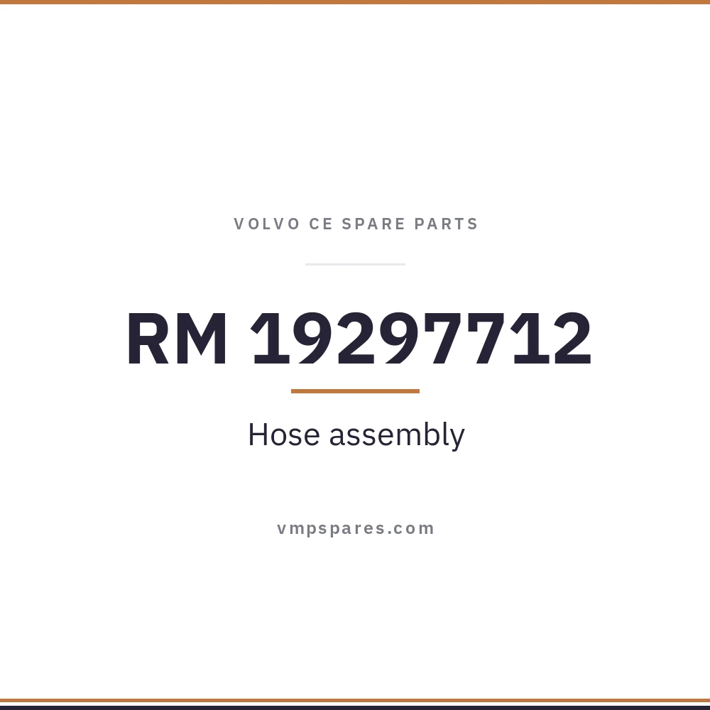 RM 19297712 – Hose assembly