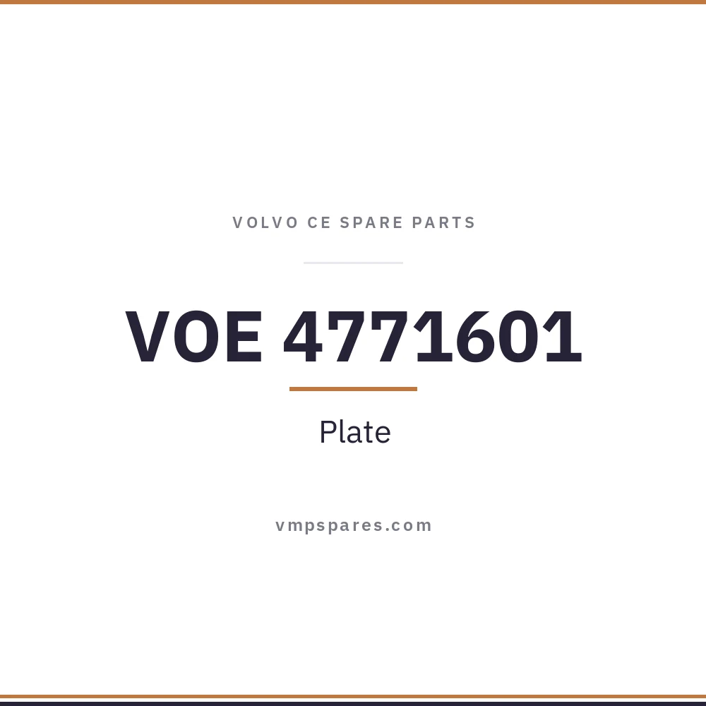 VOE 4771601 – Plate