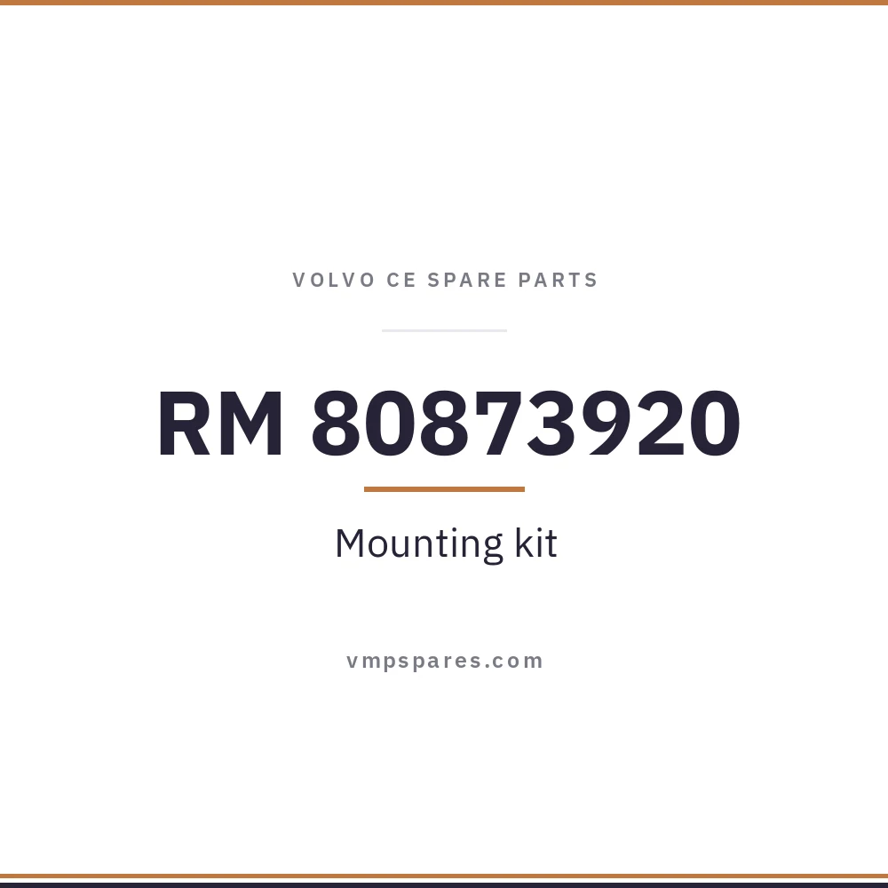 RM 80873920 – Mounting kit