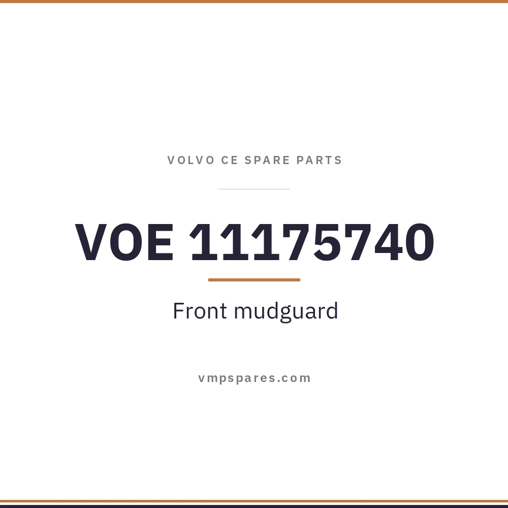 VOE 11175740 – Front mudguard