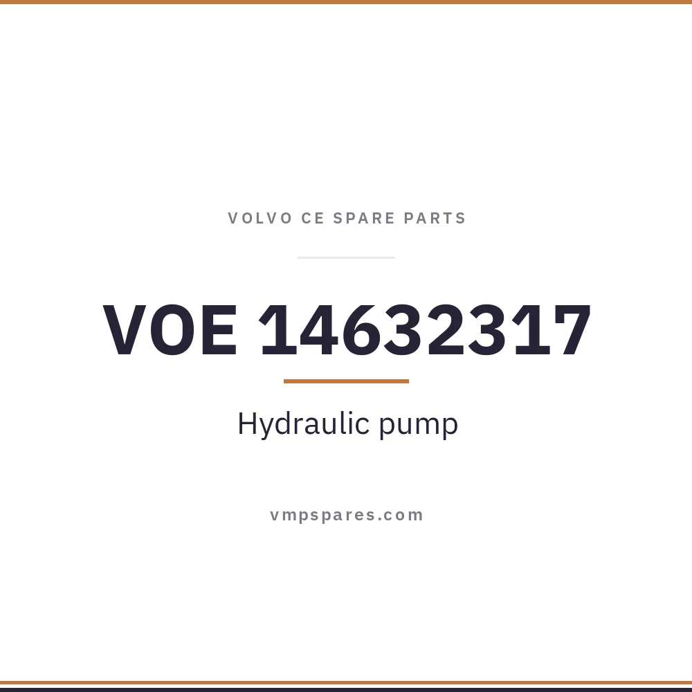 VOE 14632317 – Hydraulic pump