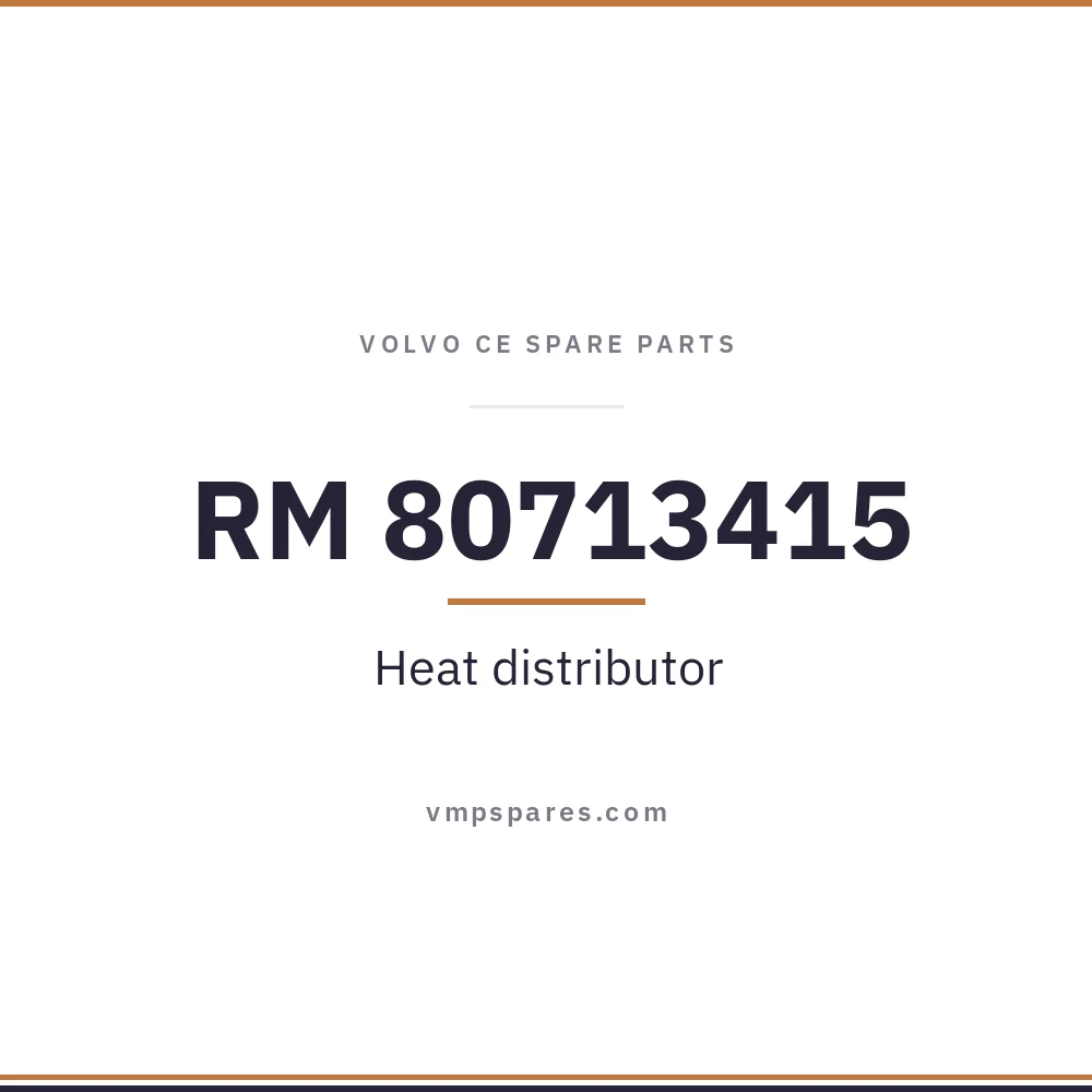 RM 80713415 – Heat distributor