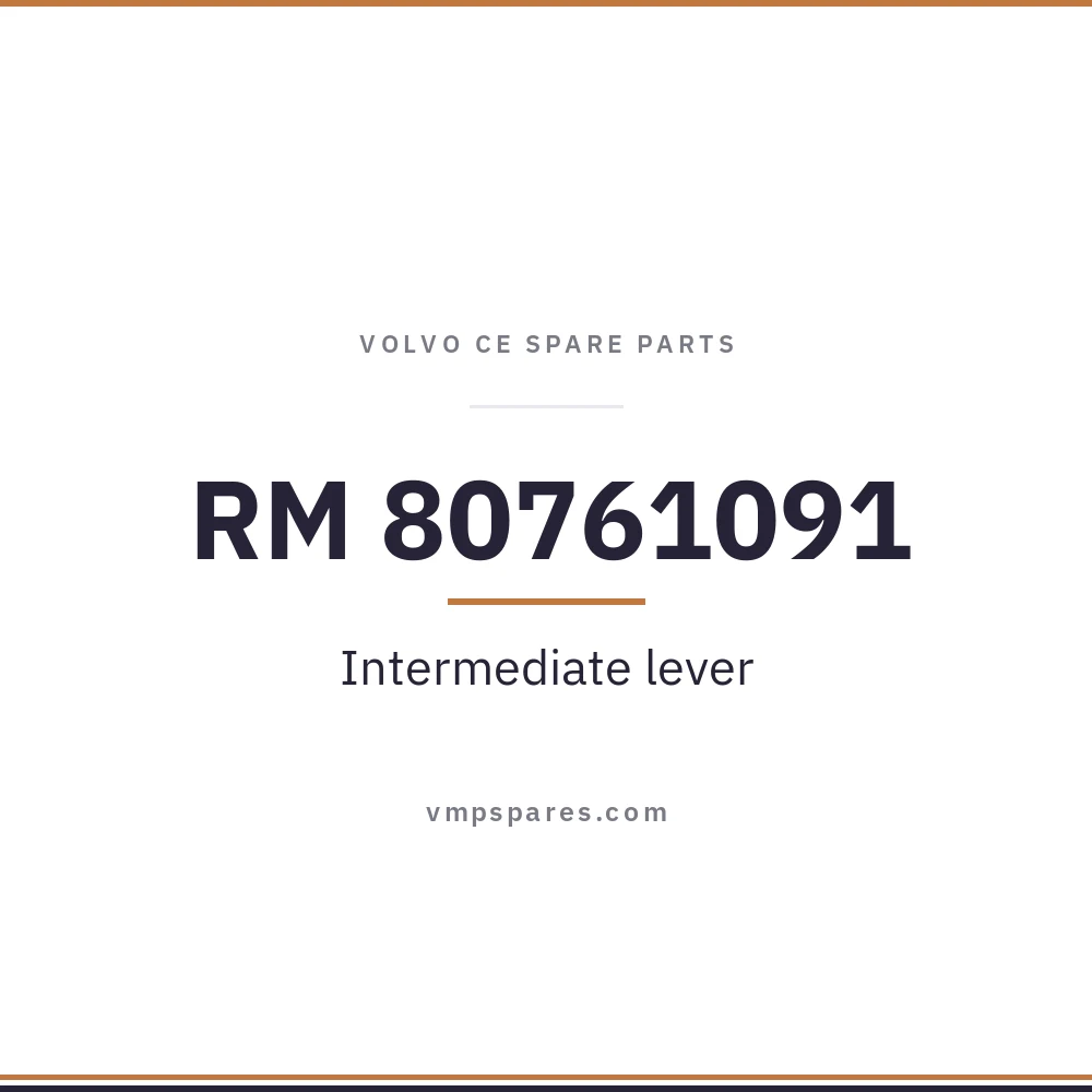 RM 80761091 – Intermediate lever