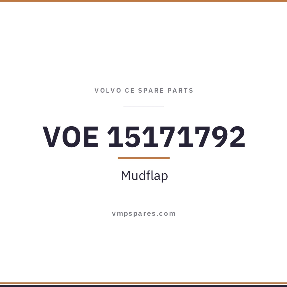 VOE 15171792 – Mudflap