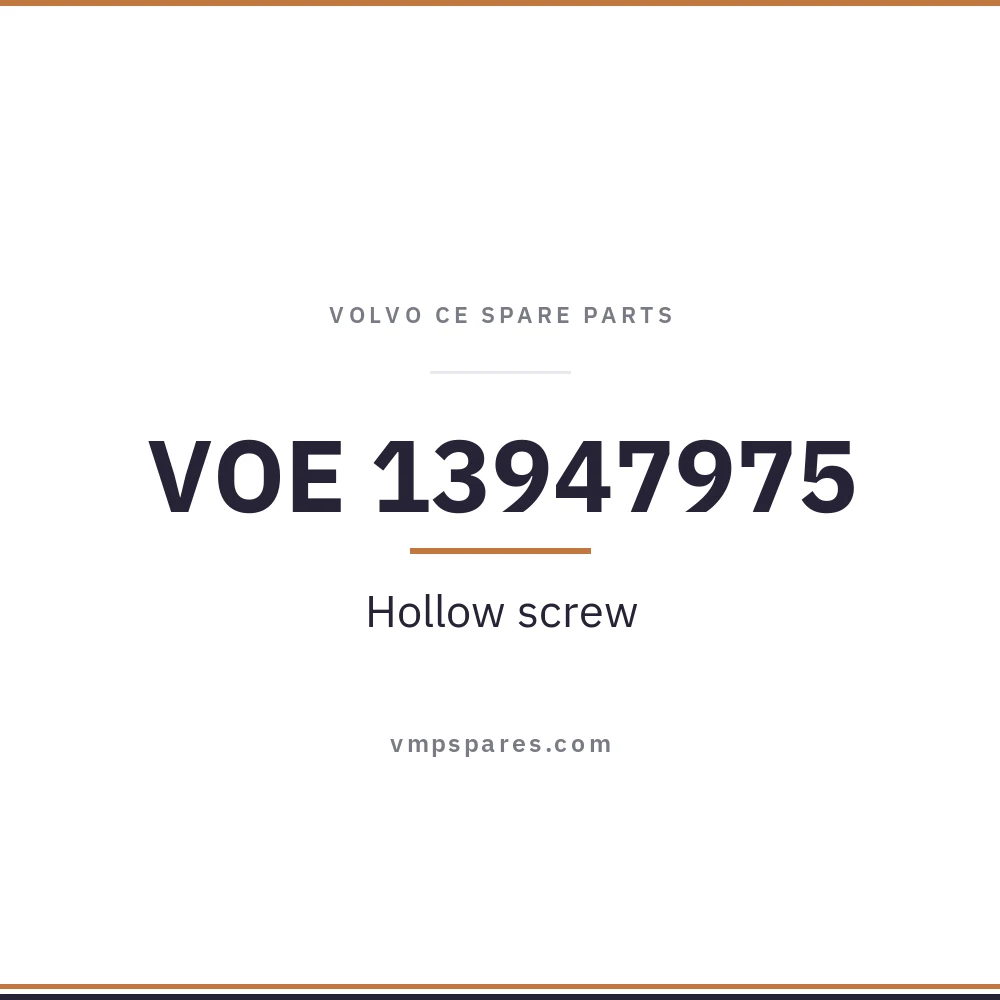 VOE 13947975 – Hollow screw