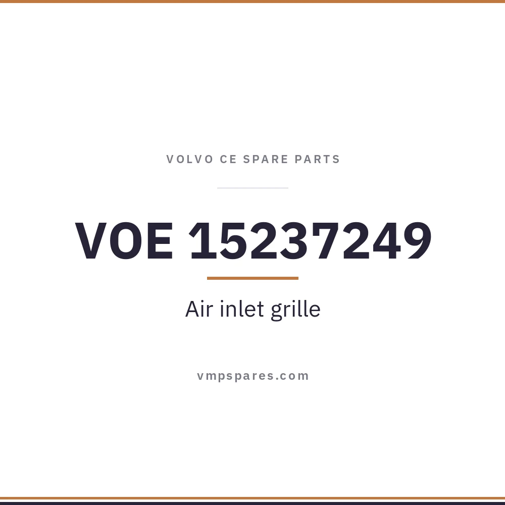 VOE 15237249 – Air inlet grille