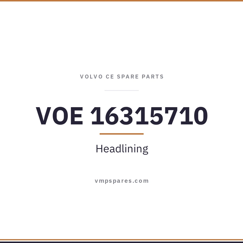 VOE 16315710 – Headlining