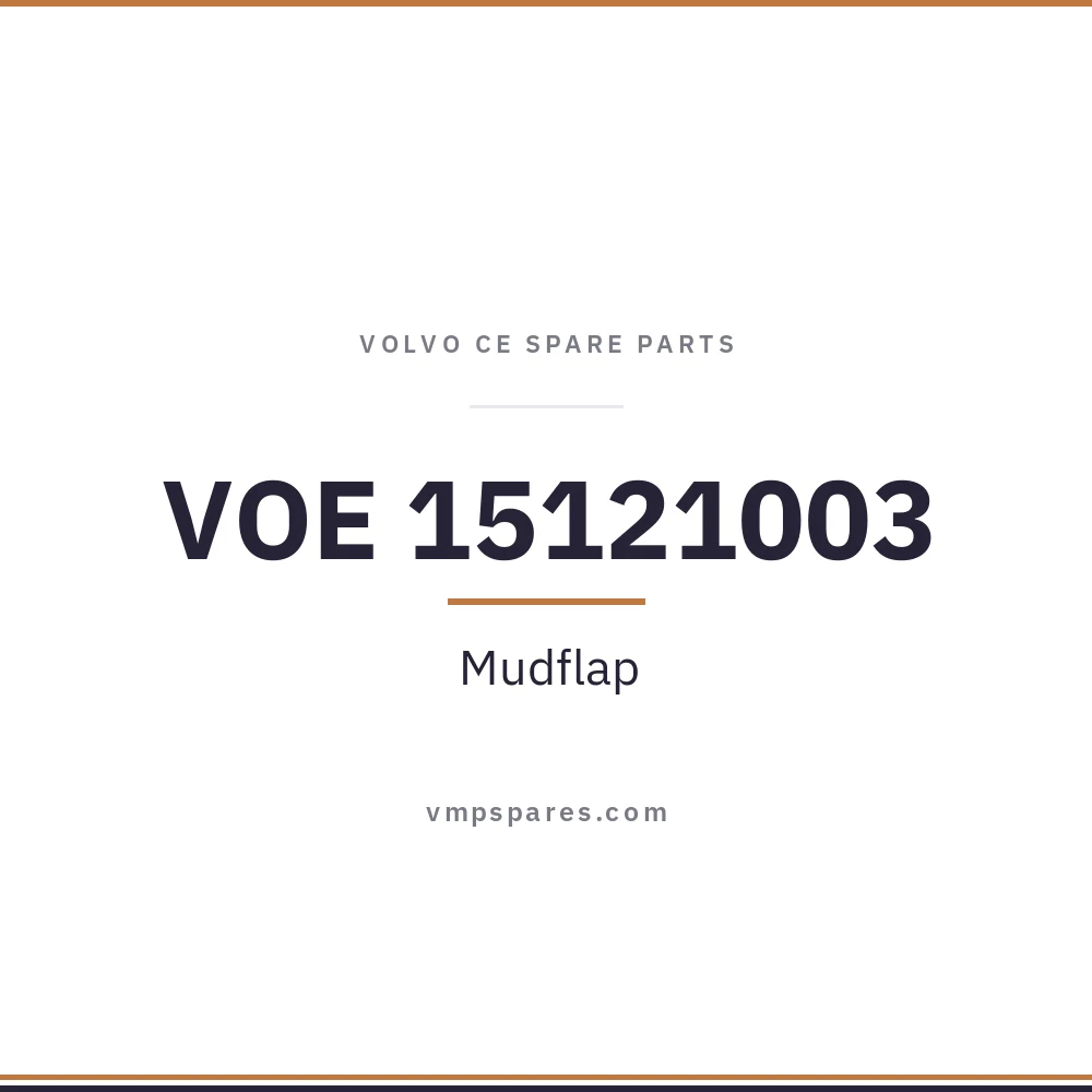 VOE 15121003 – Mudflap