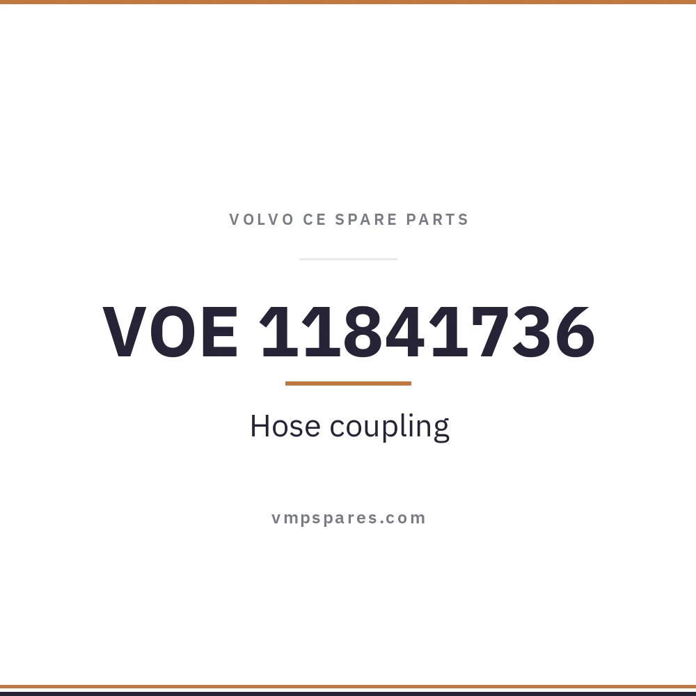 VOE 11841736 – Hose coupling