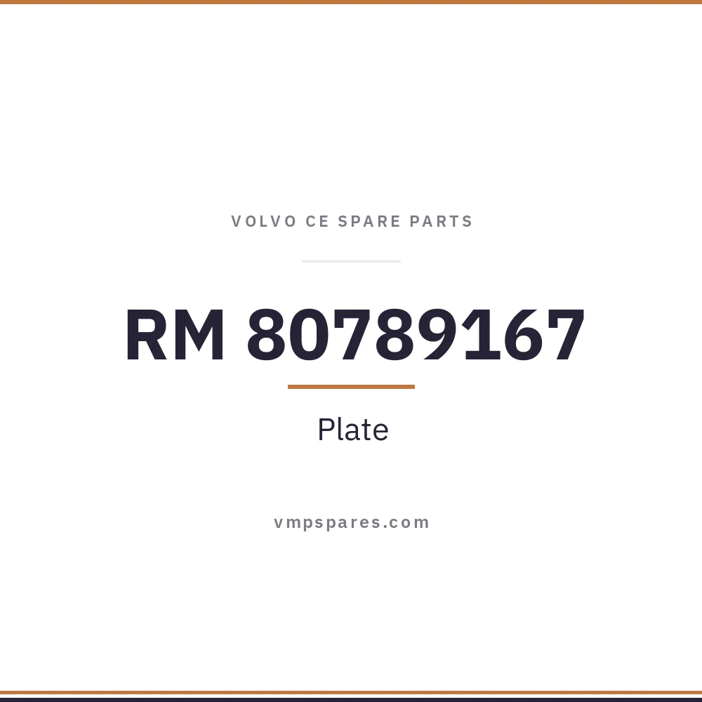 RM 80789167 – Plate