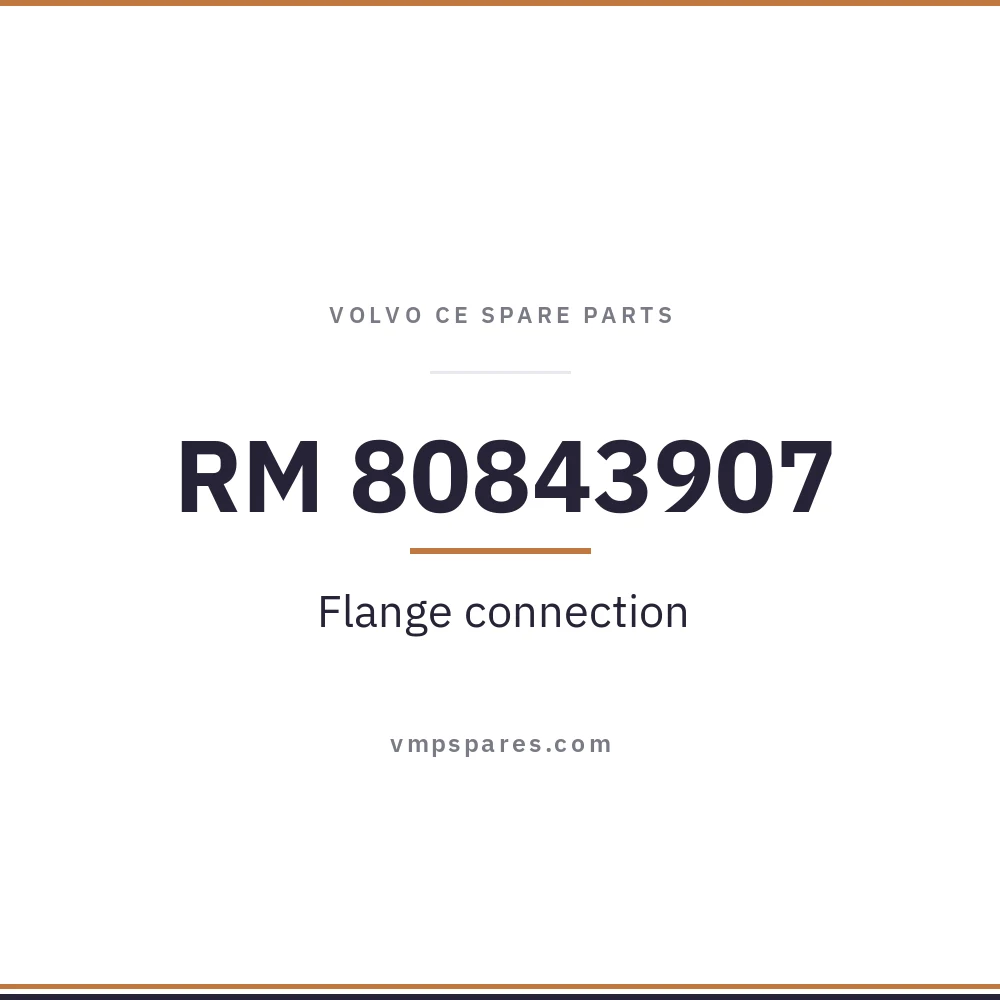 RM 80843907 – Flange connection