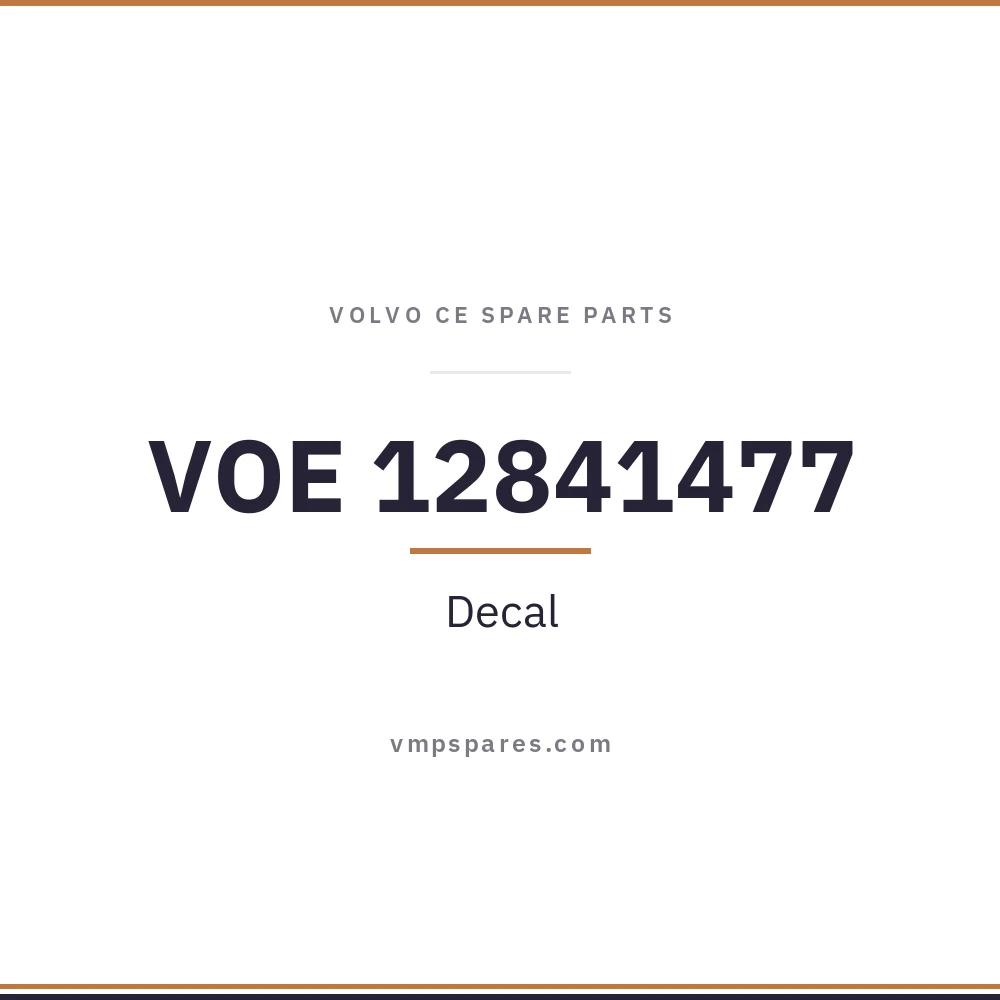 VOE 12841477 – Decal