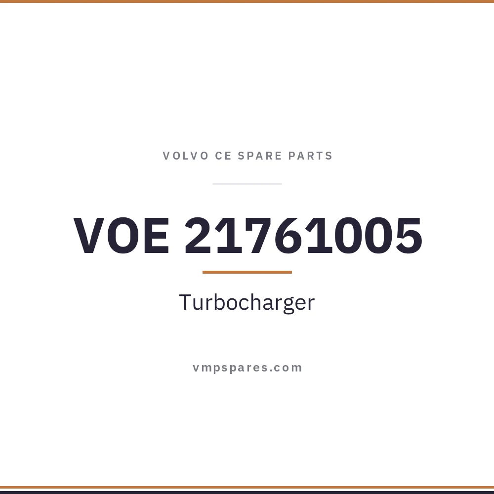 VOE 21761005 – Turbocharger