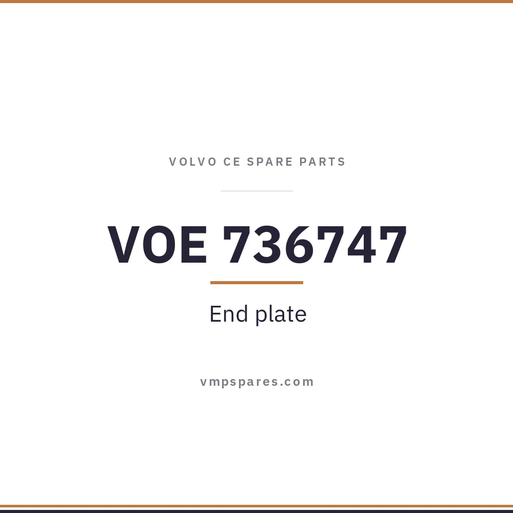 VOE 736747 – End plate