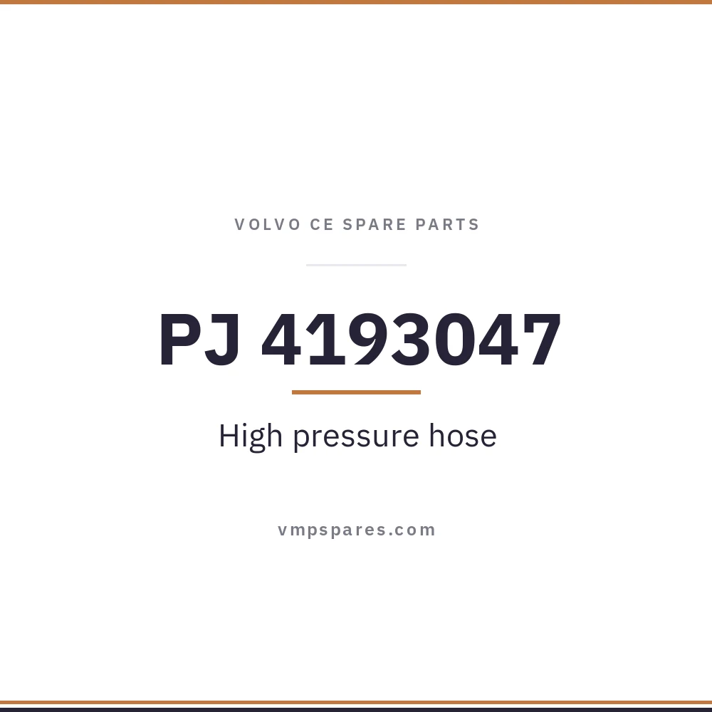 PJ 4193047 – High pressure hose