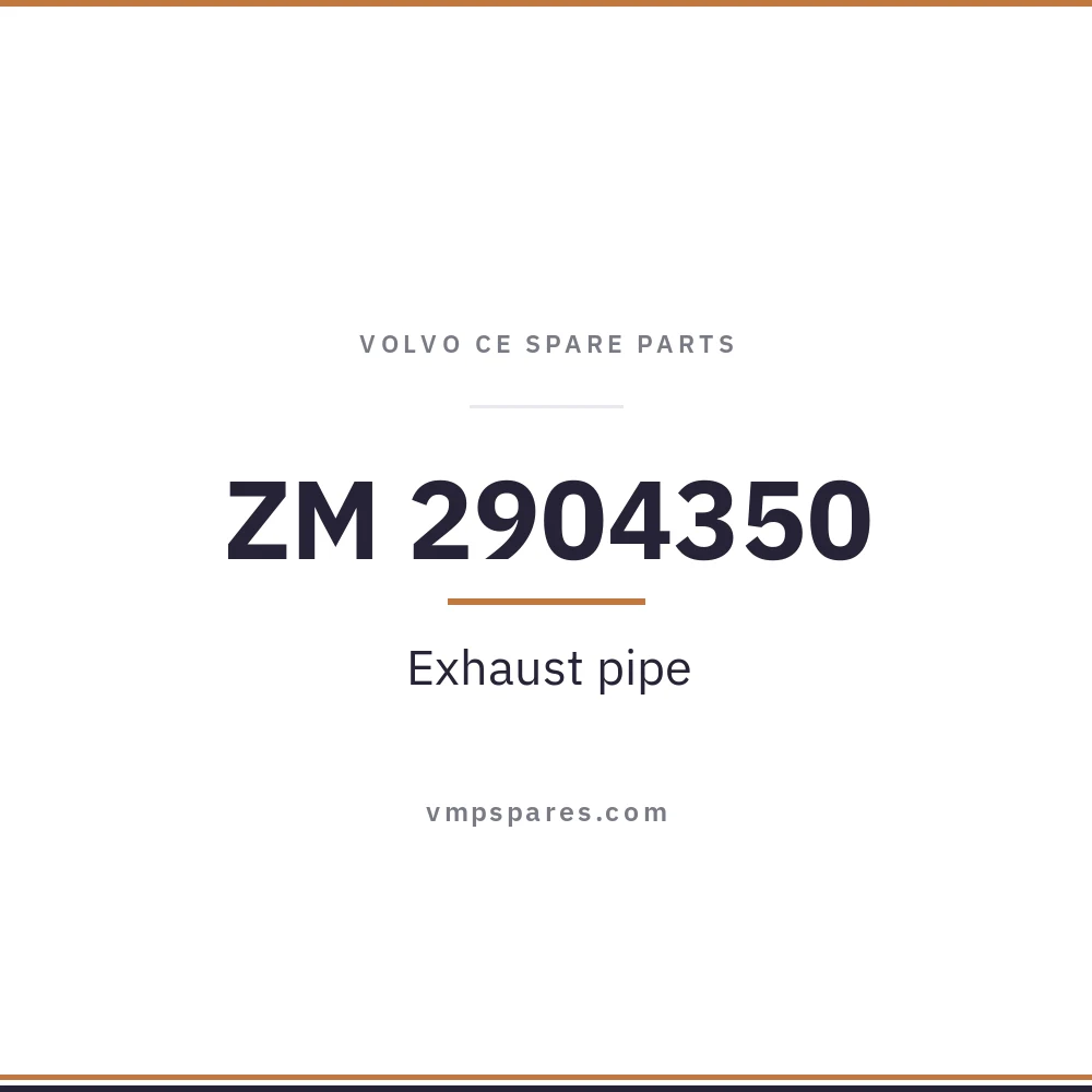 ZM 2904350 – Exhaust pipe