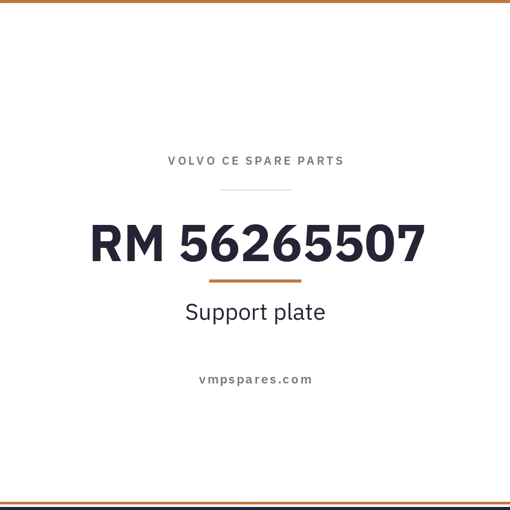 RM 56265507 – Support plate