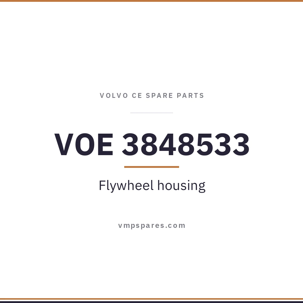 VOE 3848533 – Flywheel housing