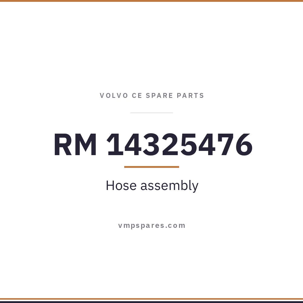 RM 14325476 – Hose assembly