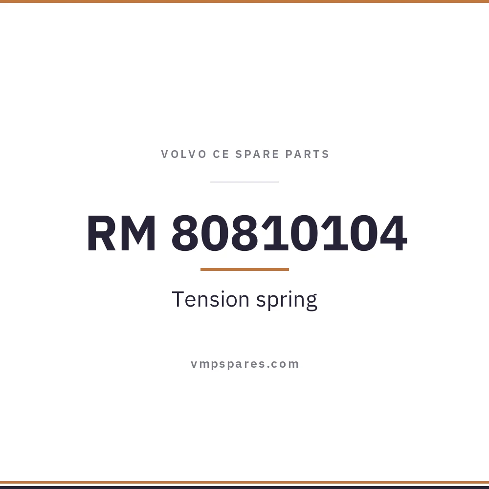 RM 80810104 – Tension spring