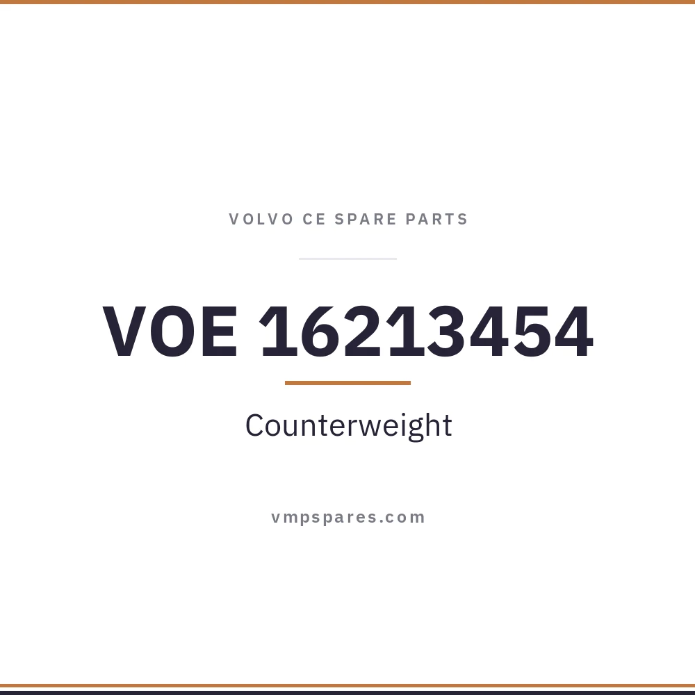VOE 16213454 – Counterweight