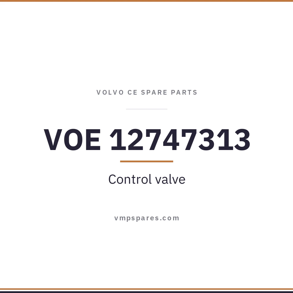 VOE 12747313 – Control valve