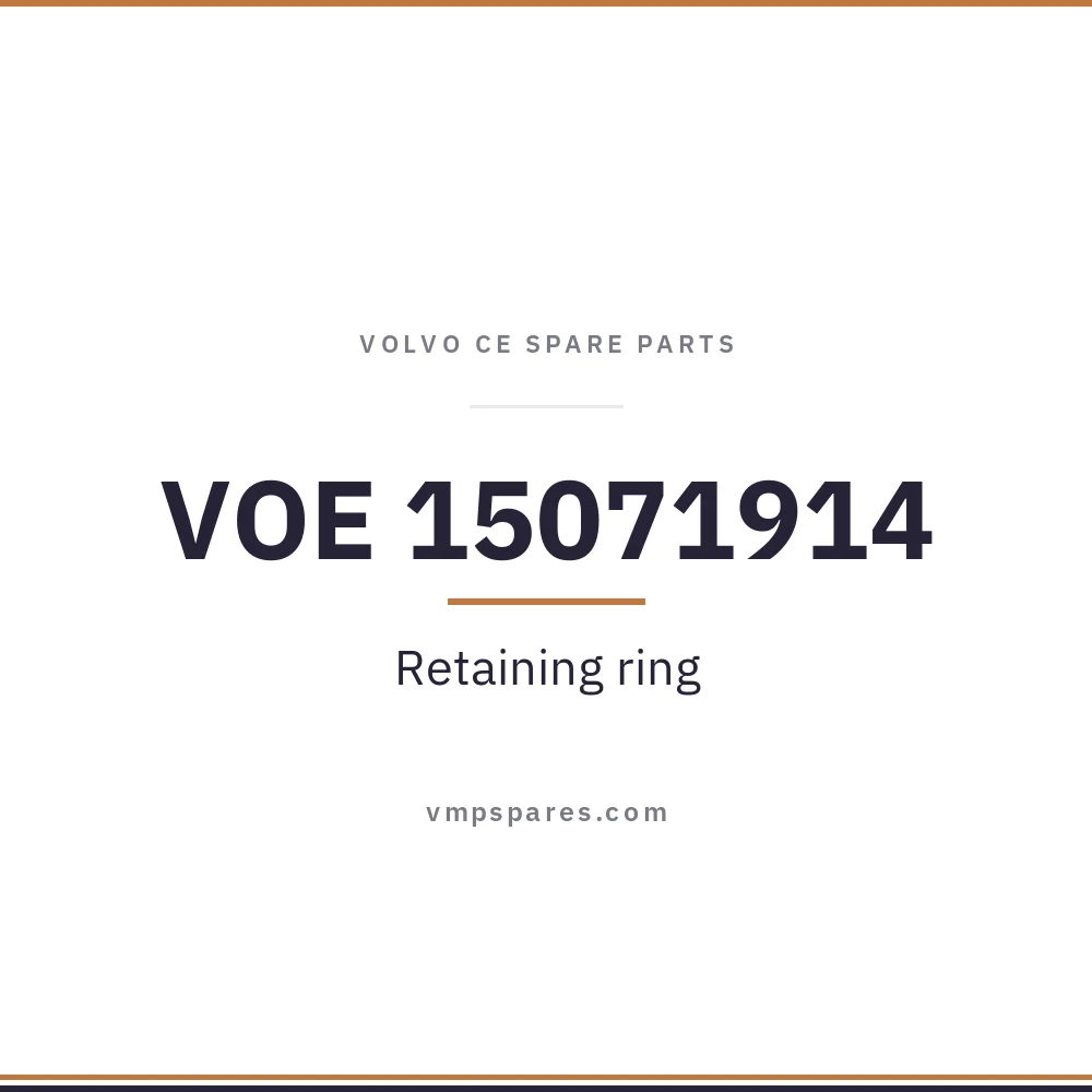 VOE 15071914 – Retaining ring