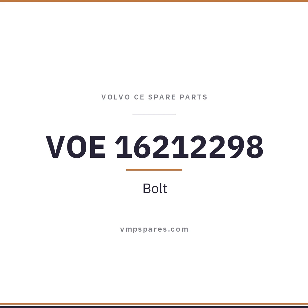 VOE 16212298 – Bolt