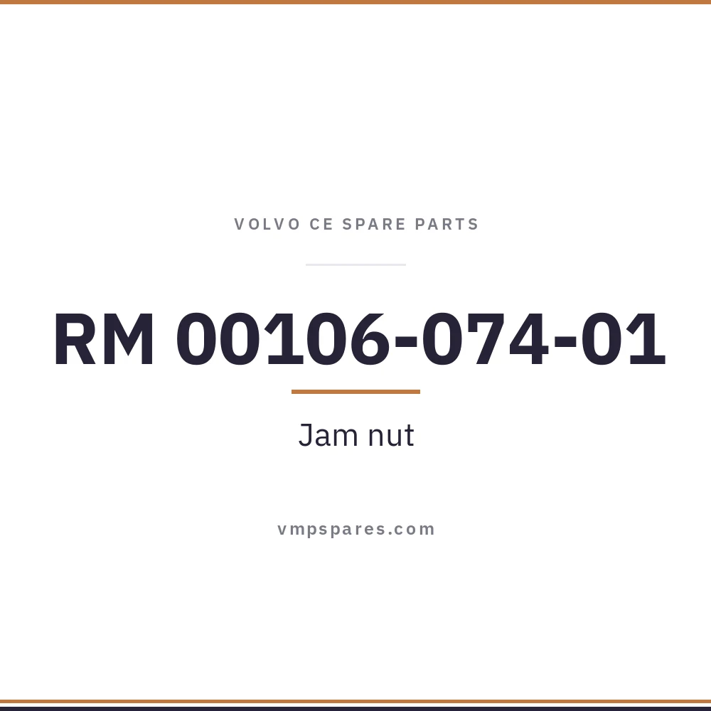 RM 00106-074-01 – Jam nut