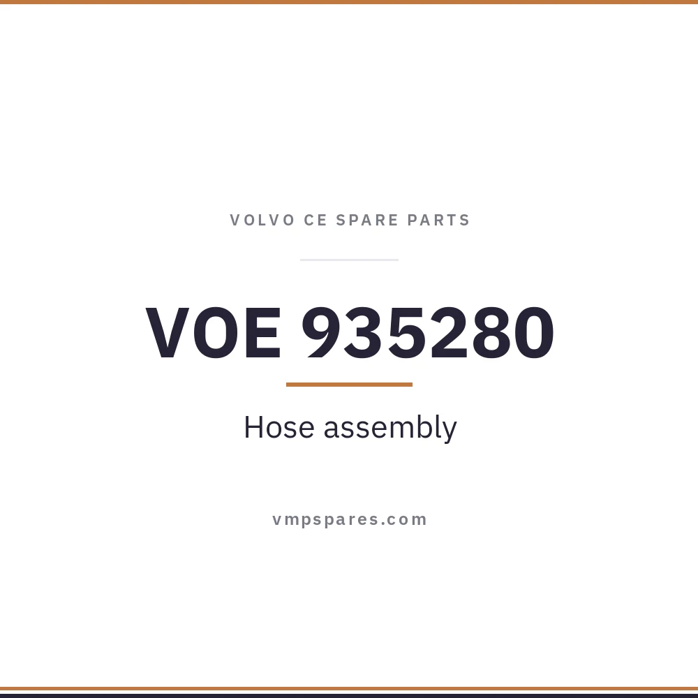 VOE 935280 – Hose assembly