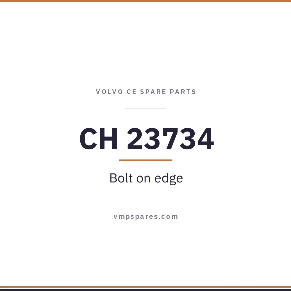 CH 23734 – Bolt on edge