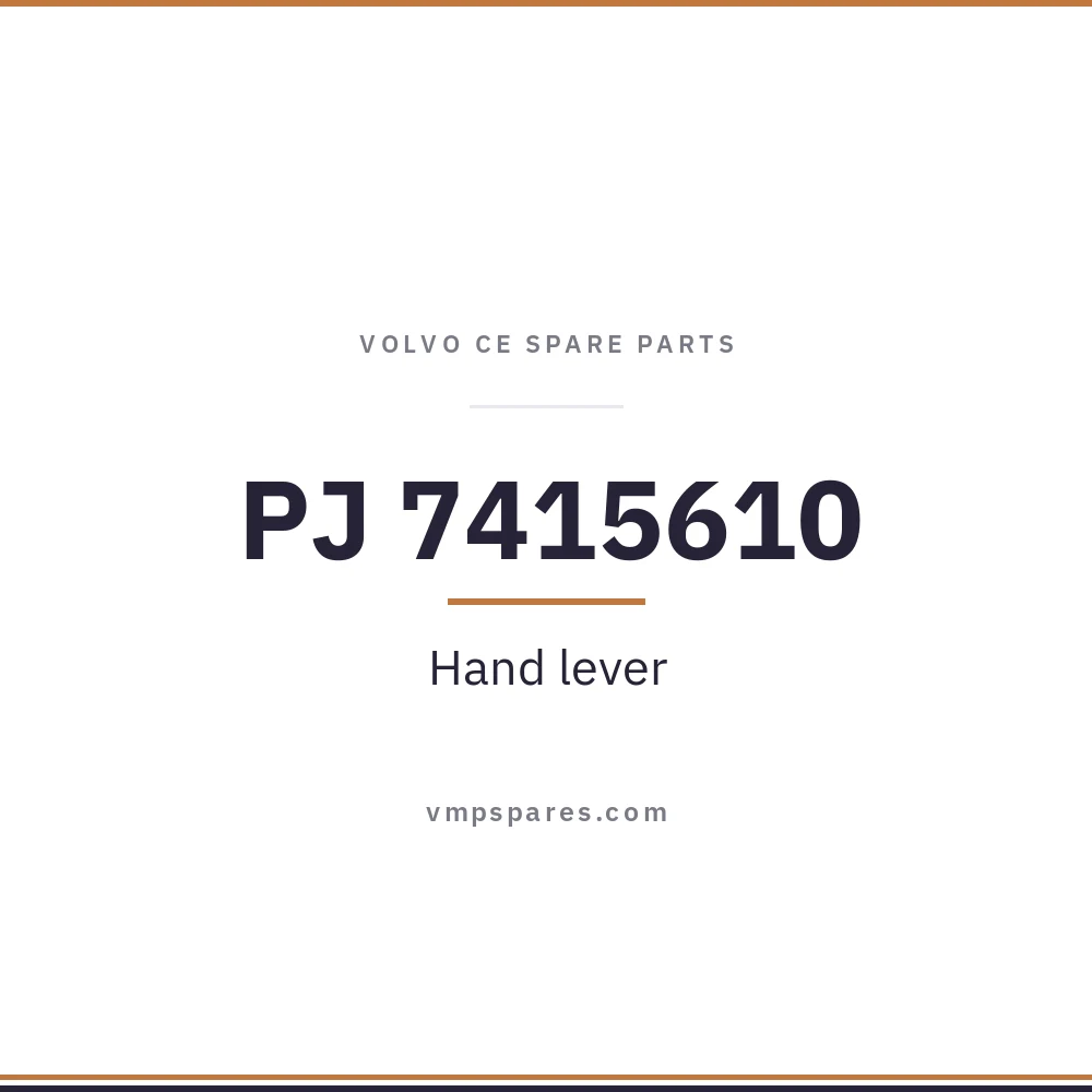 PJ 7415610 – Hand lever