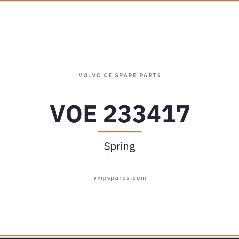 VOE 233417 – Spring