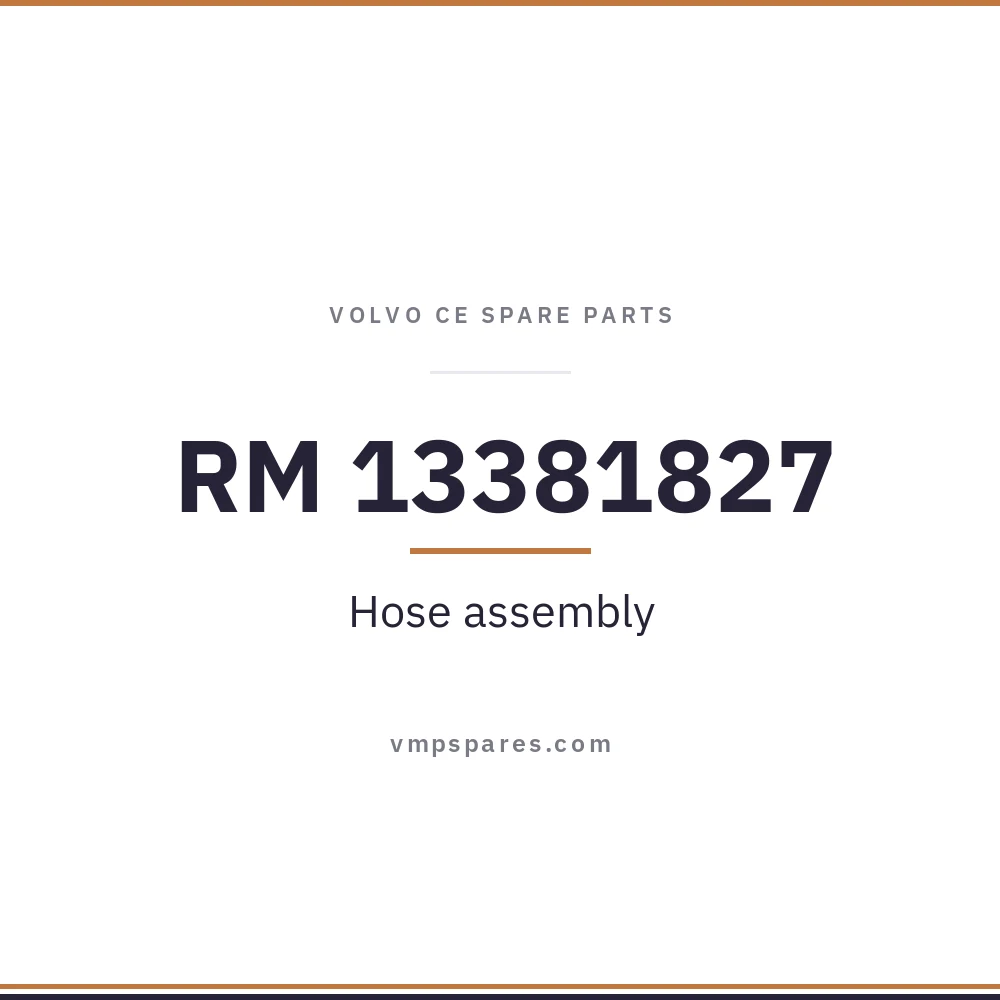 RM 13381827 – Hose assembly