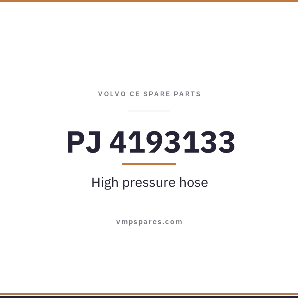 PJ 4193133 – High pressure hose