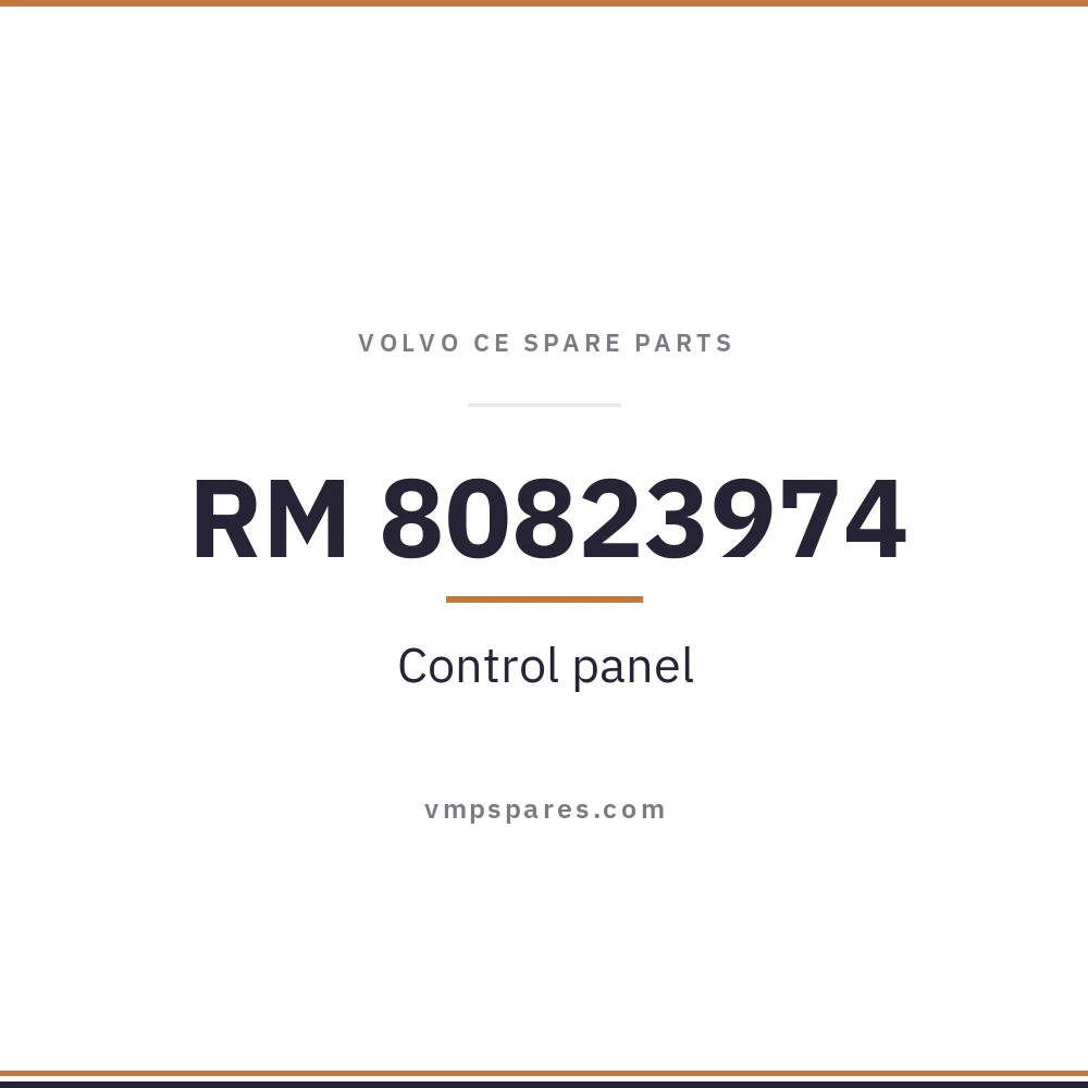 RM 80823974 – Control panel