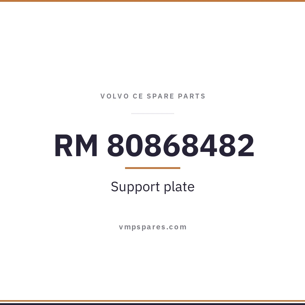 RM 80868482 – Support plate