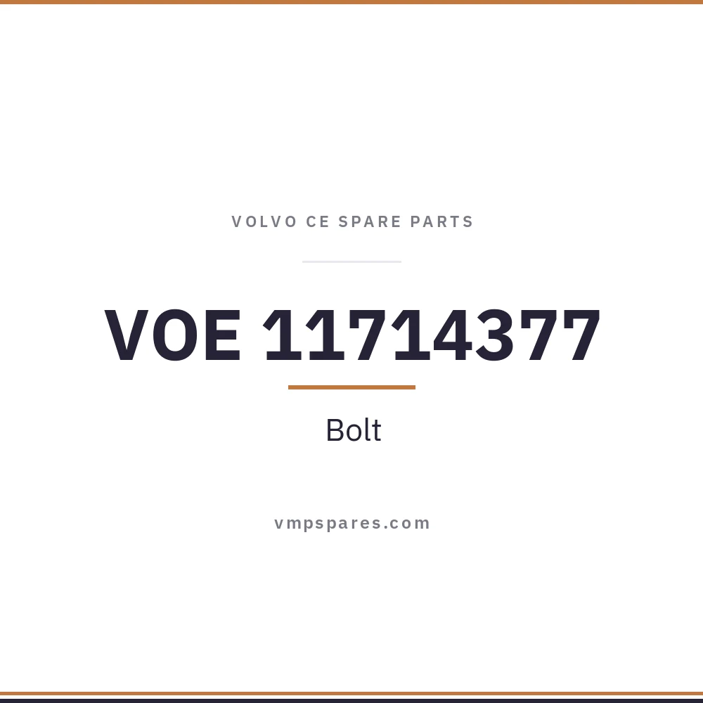 VOE 11714377 – Bolt