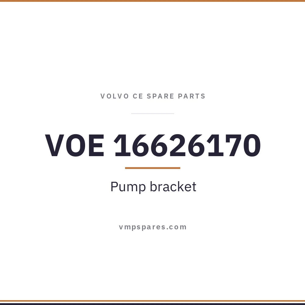 VOE 16626170 – Pump bracket
