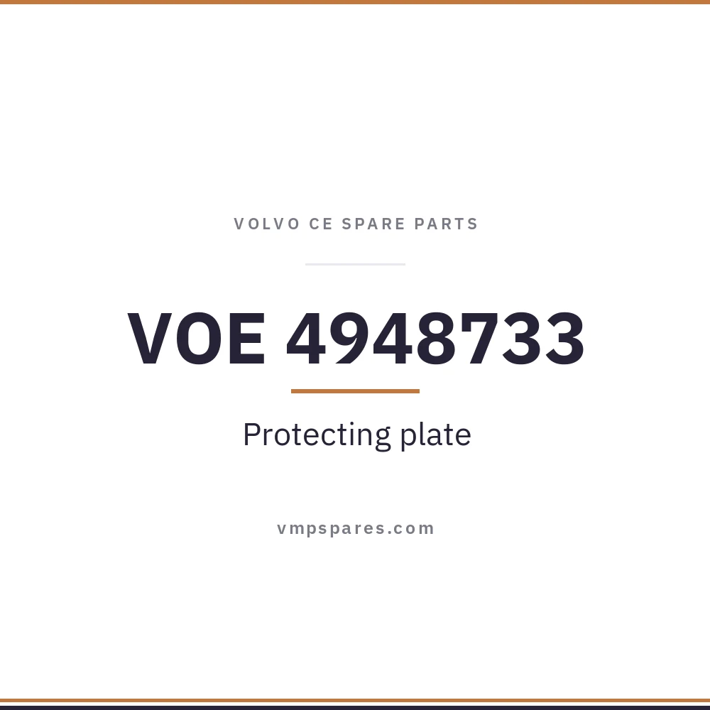 VOE 4948733 – Protecting plate