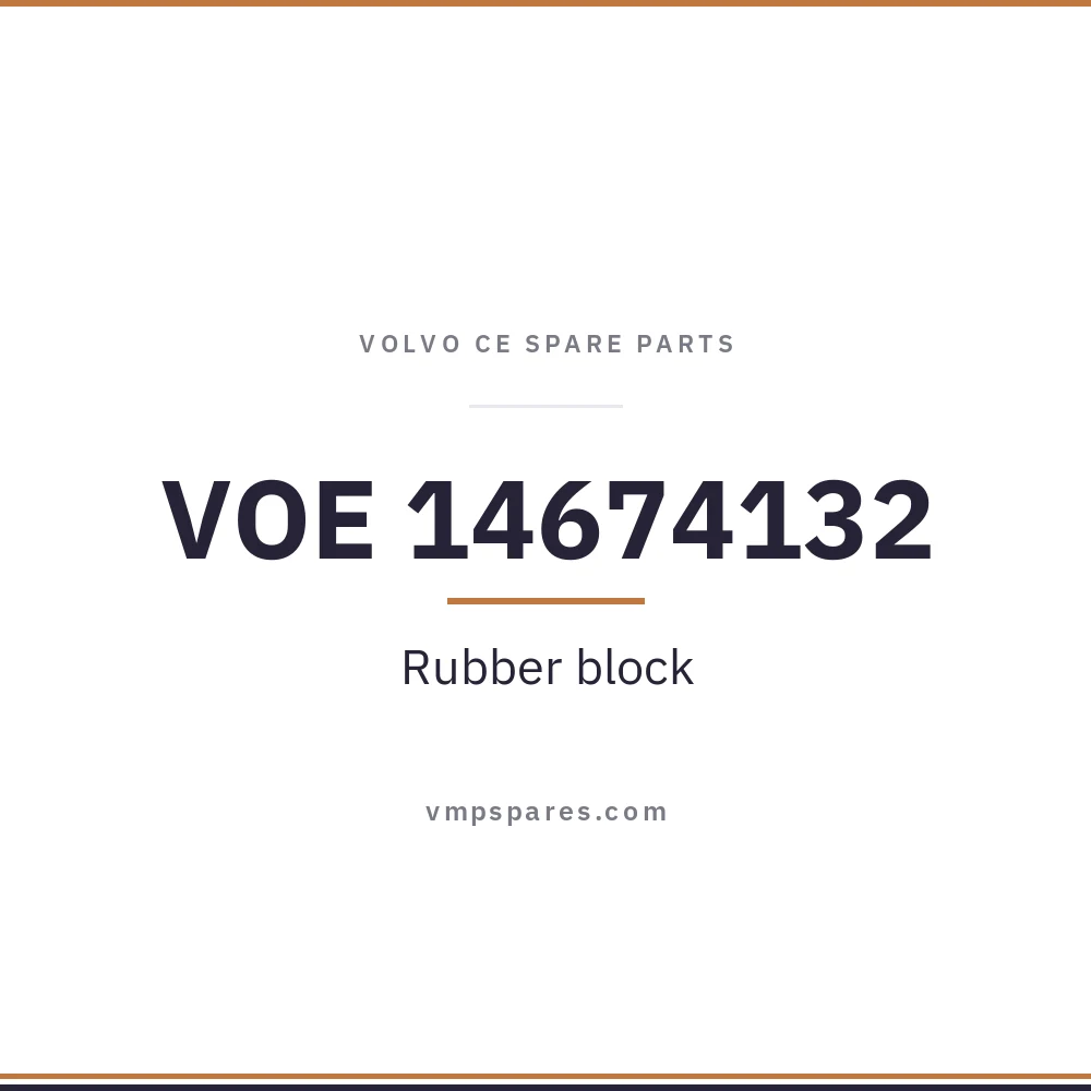 VOE 14674132 – Rubber block