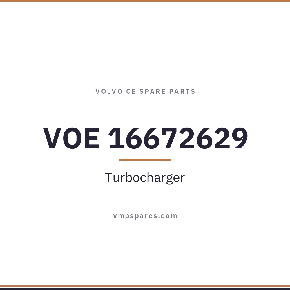 VOE 16672629 – Turbocharger