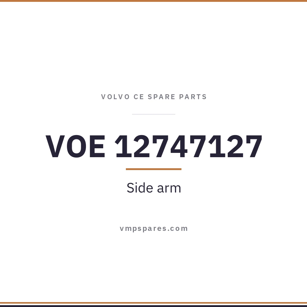 VOE 12747127 – Side arm
