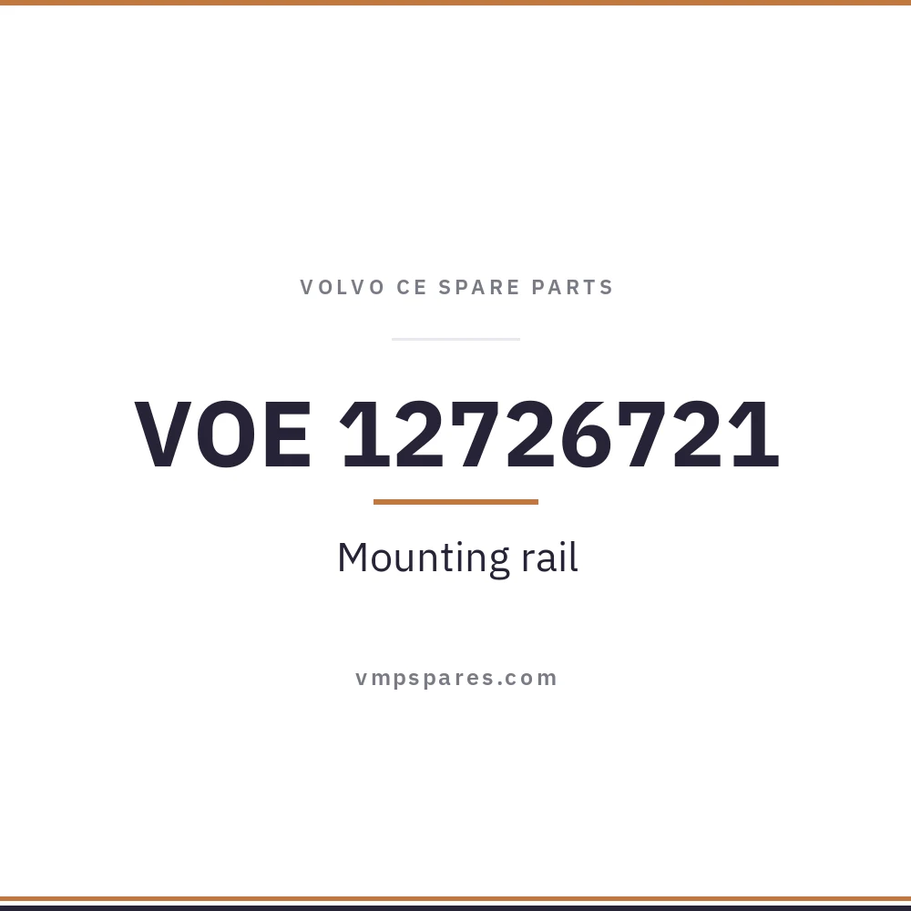 VOE 12726721 – Mounting rail