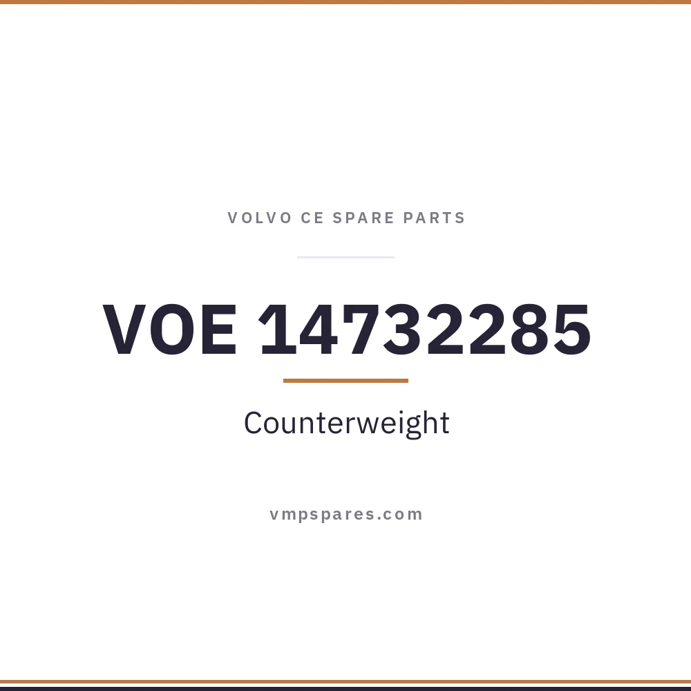 VOE 14732285 – Counterweight